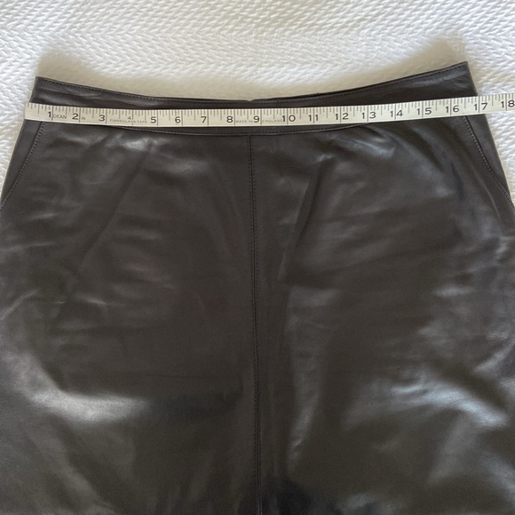 HALOGEN | Nordstrom A Line Leather Skirt - Picture 12 of 14